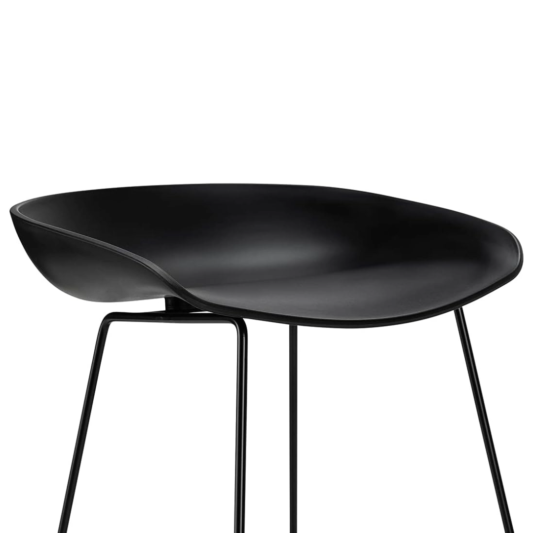 Modern Scandinavian Bar Stool Metal Leg BarStool