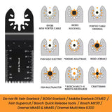 Multi Tool Oscillating Saw Blades 96PCS