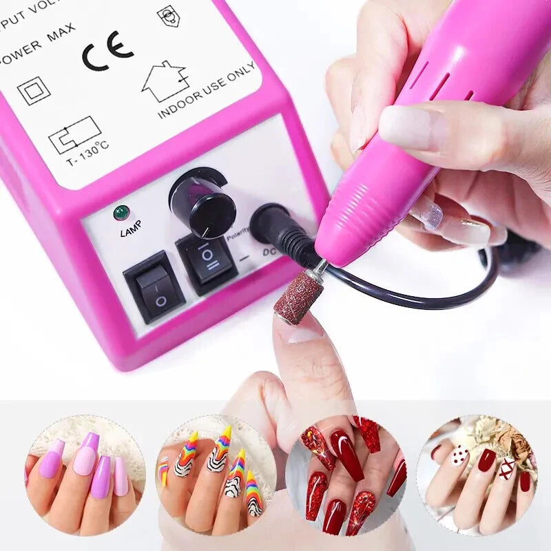 Nail Drill Kit Manicure 20000RPM Professional pedicure electric