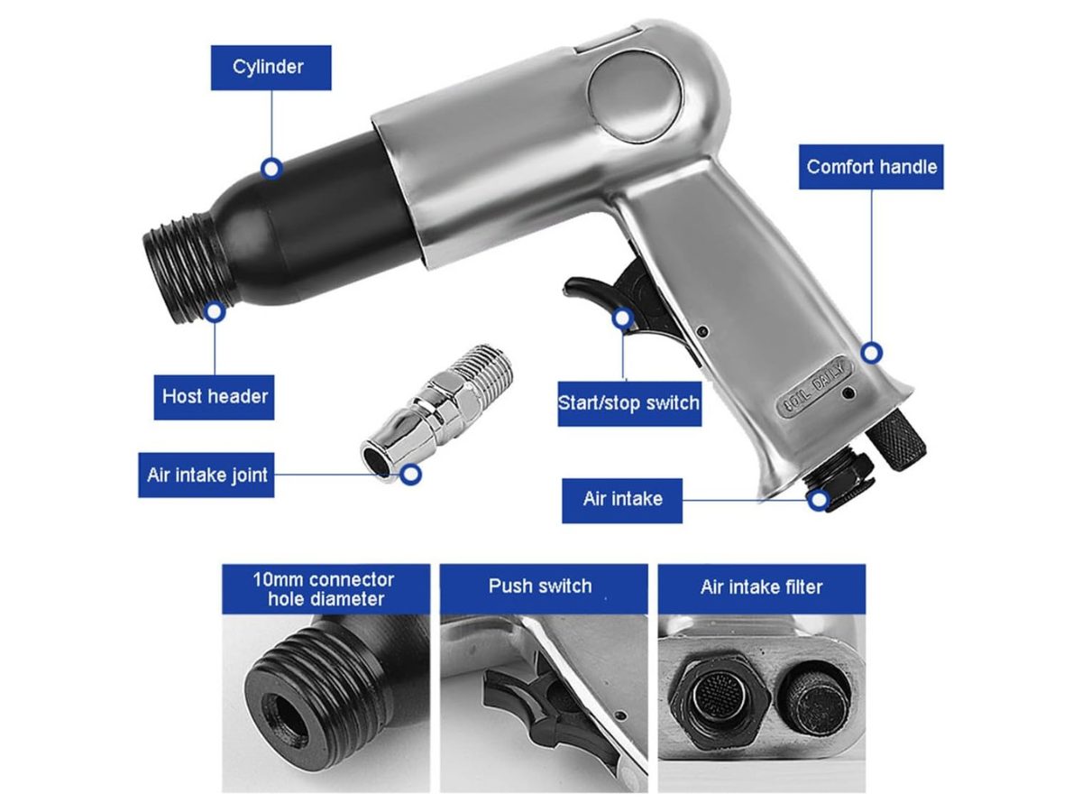 Air Tools Pneumatic Needle Scaler
