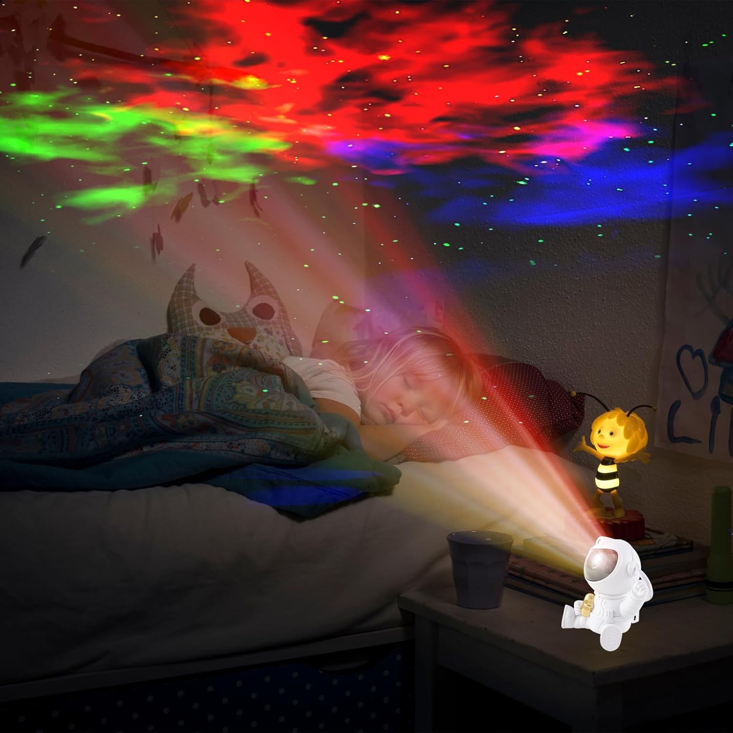 Astronaut Galaxy Night Light Projector (Star)
