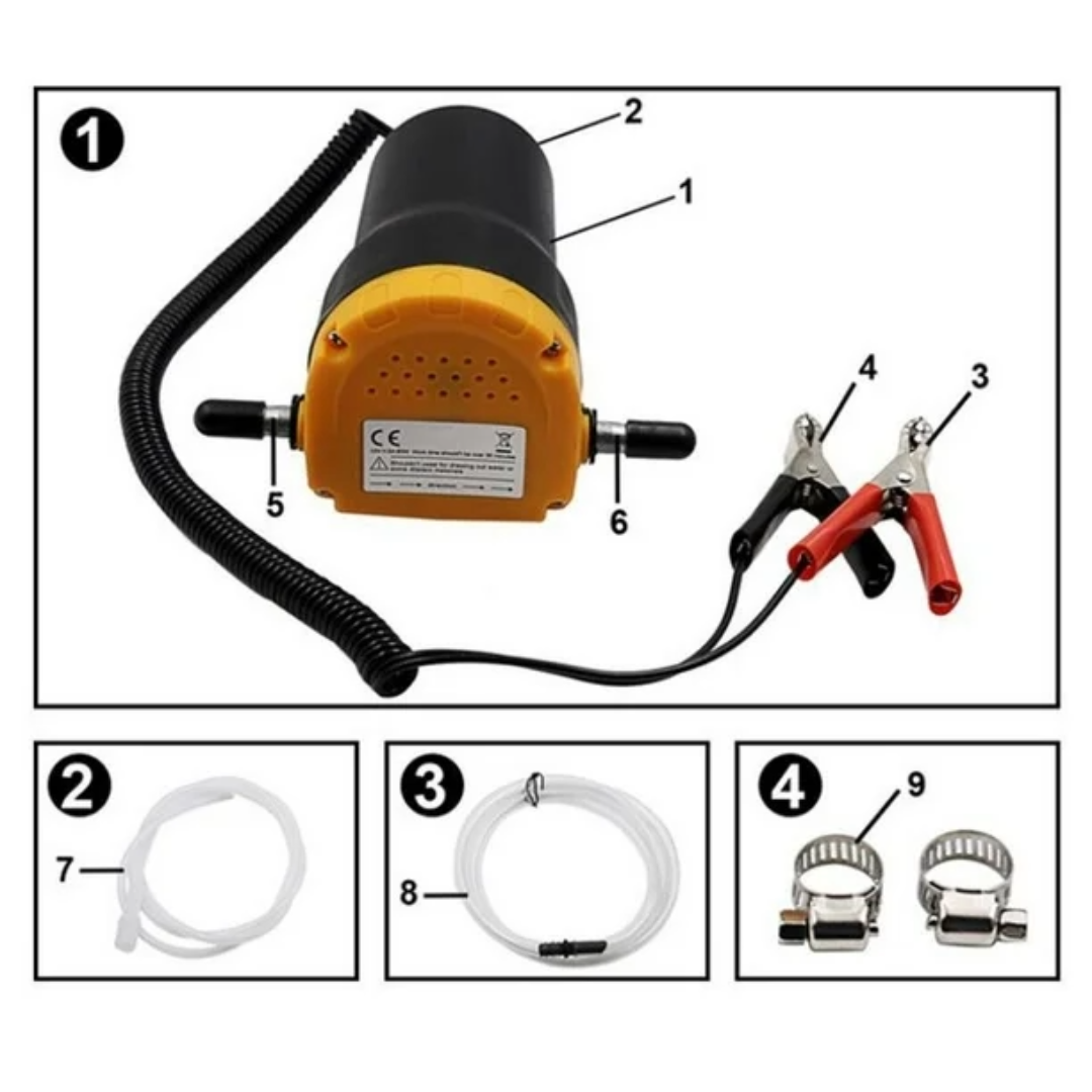 Oil Extractor pump Oil Change Pump Kit Fluid Extractor