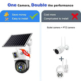 Outdoor Solar Wifi Security Camera 1080P