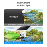 Outdoor Solar Wifi Security Camera 1080P