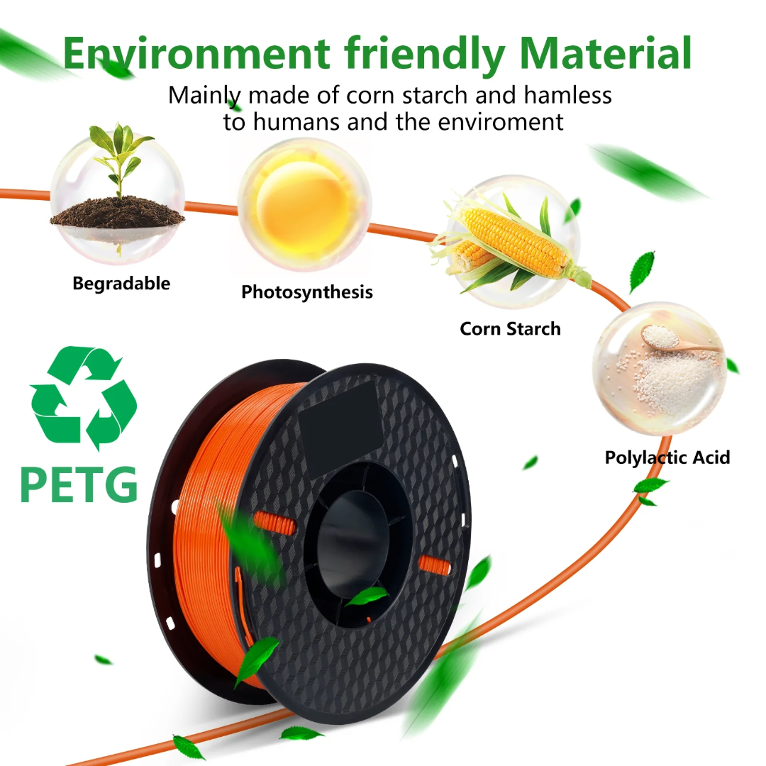 3D Printer Filament PETG (Orange)