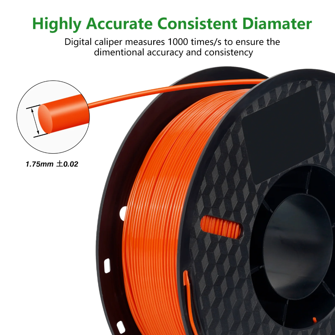 3D Printer Filament PETG (Orange)
