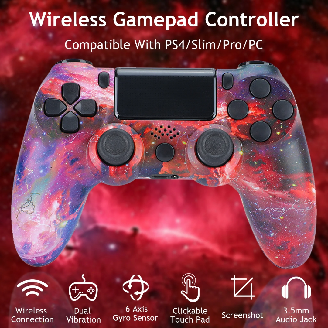 Wireless PS4 Controller Replacement (Cherry)