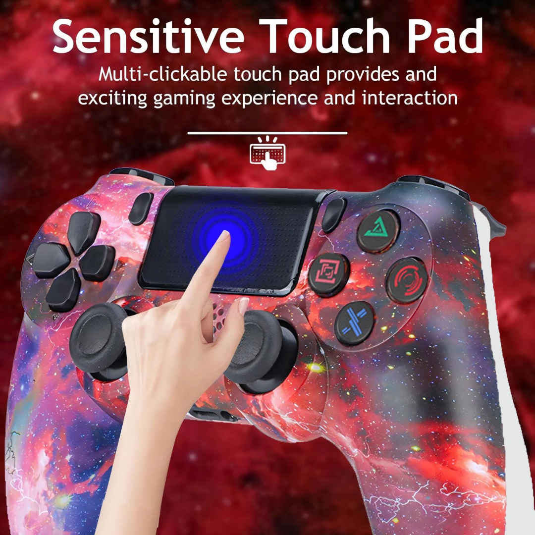 Wireless PS4 Controller Replacement (Red)