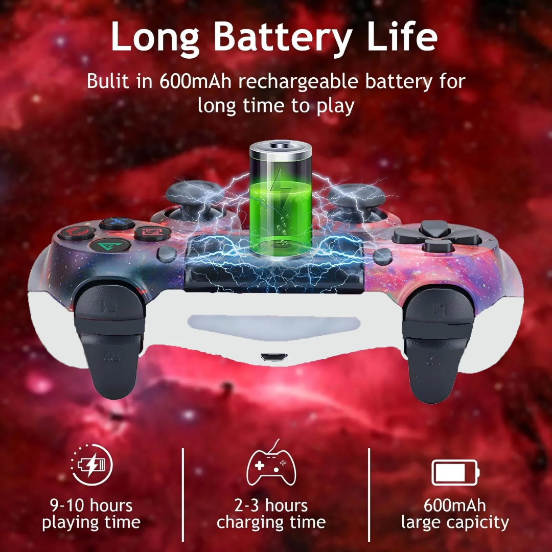Wireless PS4 Controller Replacement (Red)