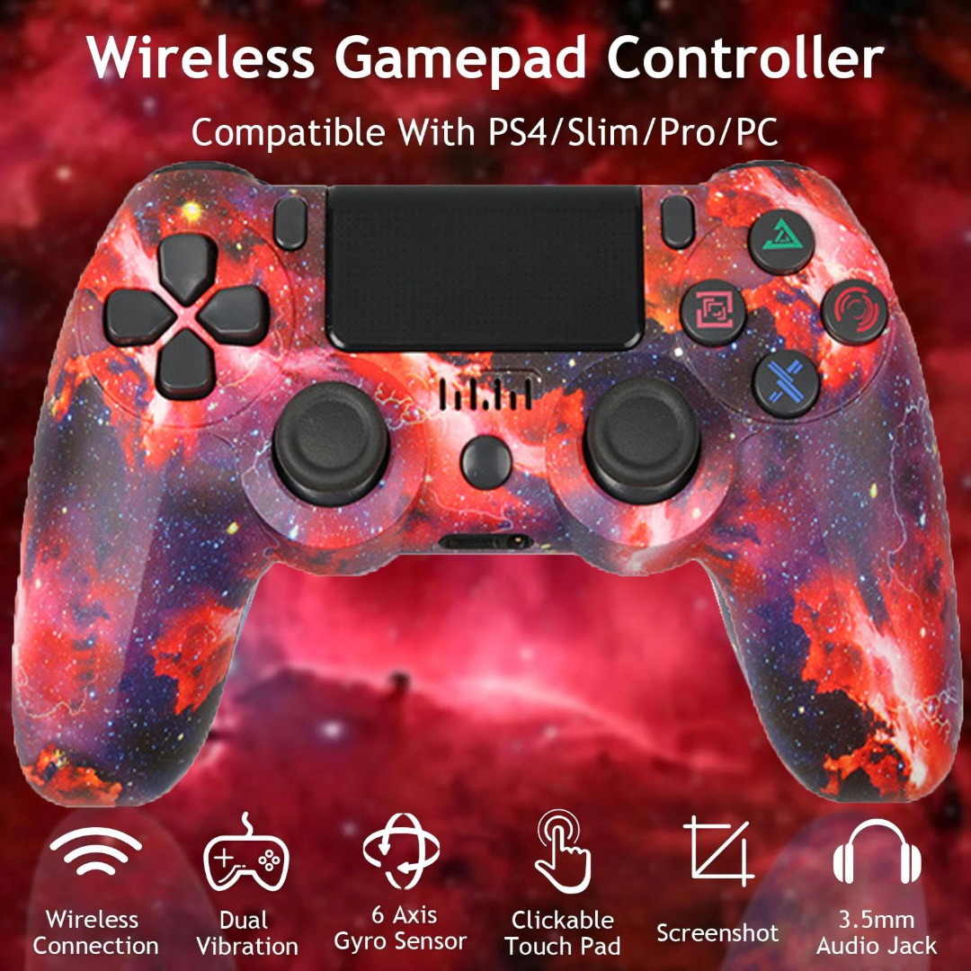 Wireless PS4 Controller (Red)