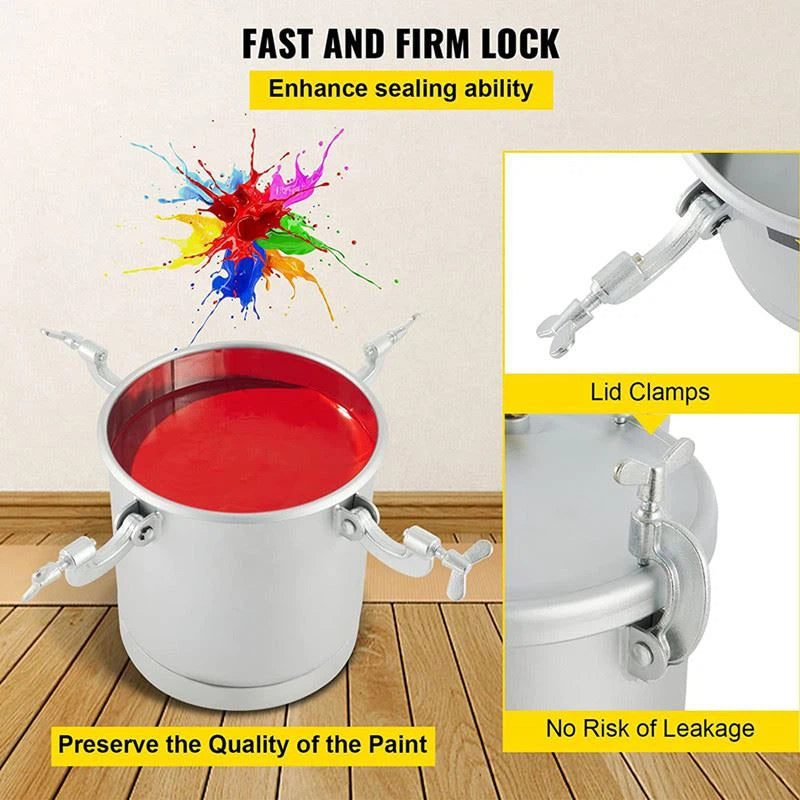 Commercial Paint Sprayer Pressure Tank Paint Spray Gun 15L