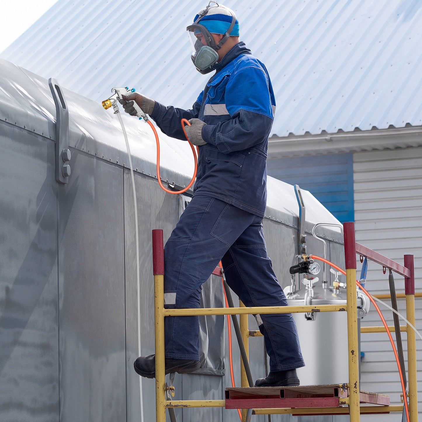 Commercial Paint Sprayer Pressure Tank Paint Spray 15L