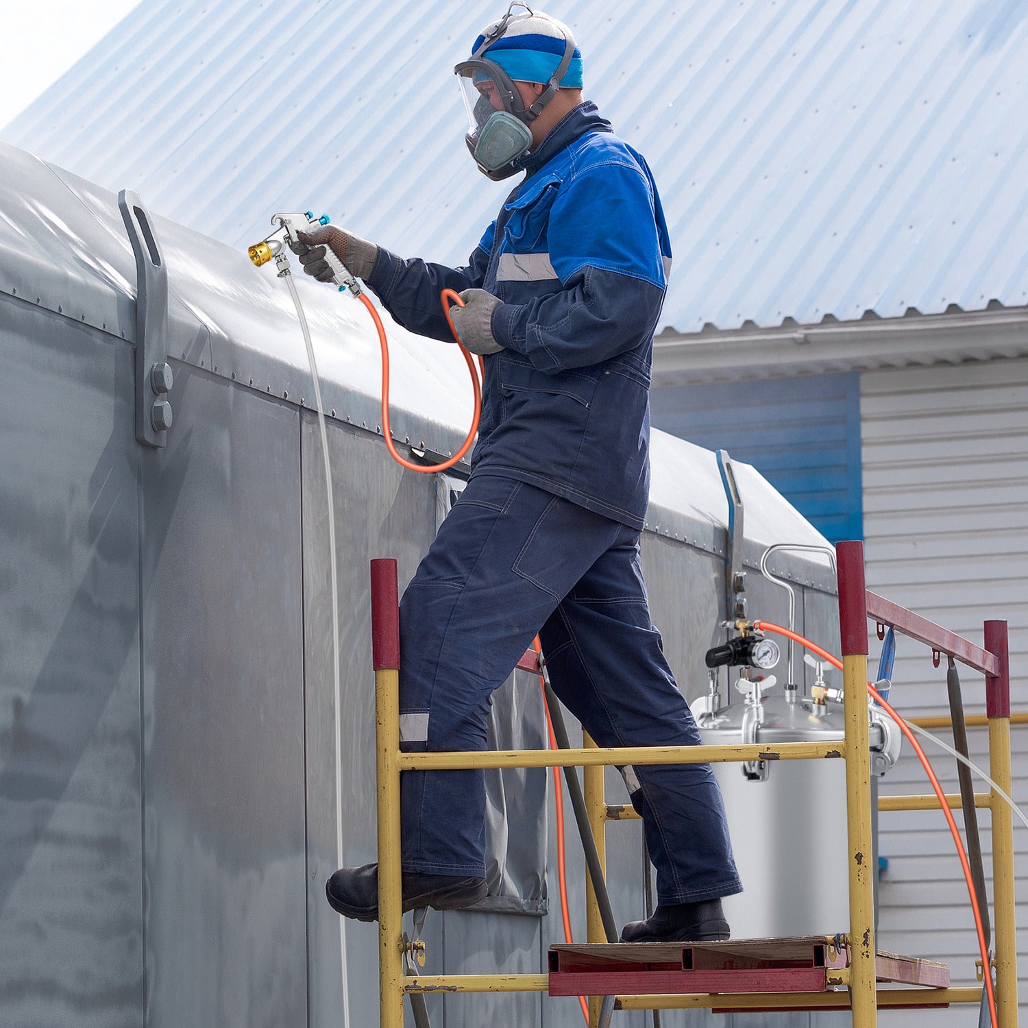 Commercial Paint Sprayer Pressure Tank Paint Spray 15L