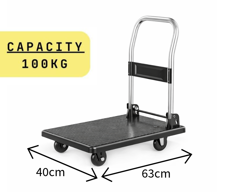 Platform Hand Trolley Cart 100KG