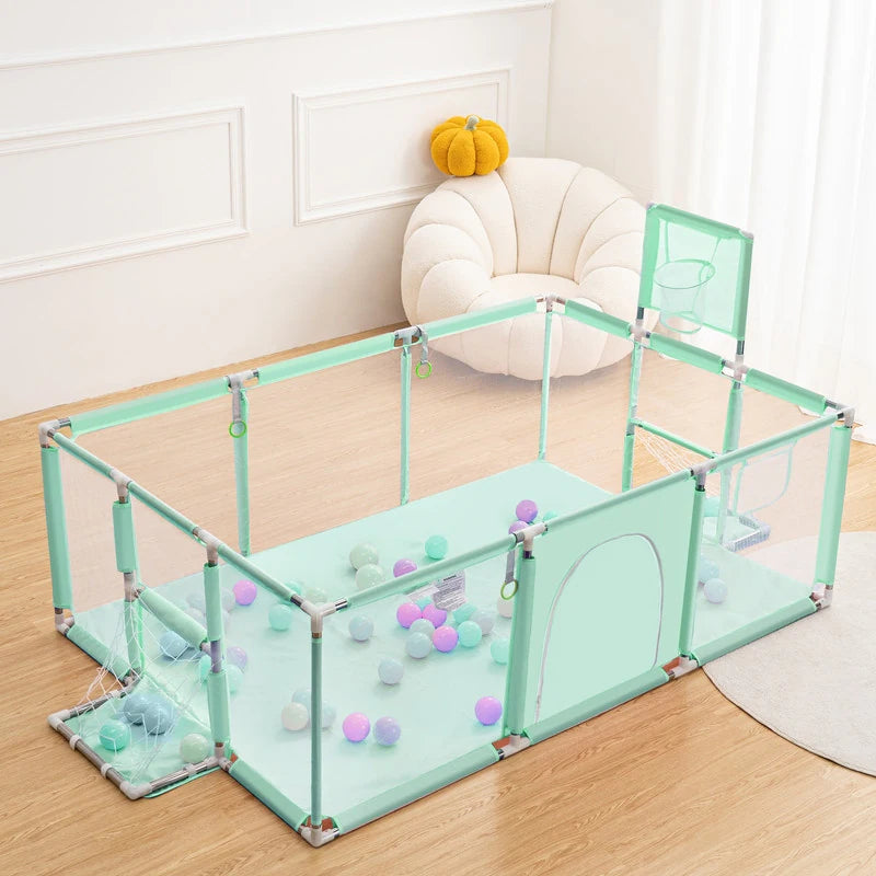 Baby Kids Playpen Fence Gate Wall Fence
