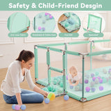 Baby Kids Playpen Fence Gate Wall Fence