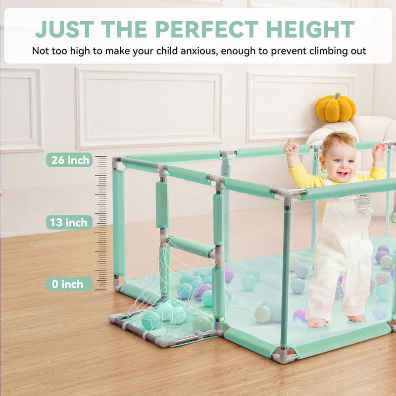 Baby Kids Playpen Fence Gate Wall Fence
