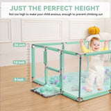 Baby Kids Playpen Fence Gate Wall Fence