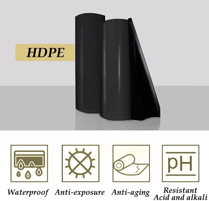 Pond Liner 10 x 6m 0.5mm HDPE
