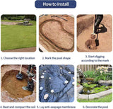 Pond Liner 10 x 6m 0.5mm HDPE