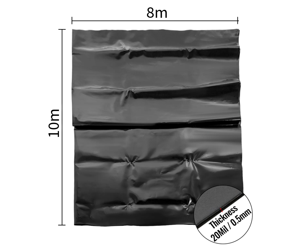 Pond Liner 10 x 8m 0.5mm HDPE