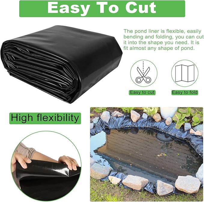 Pond Liner 6m x 8m 0.5mm