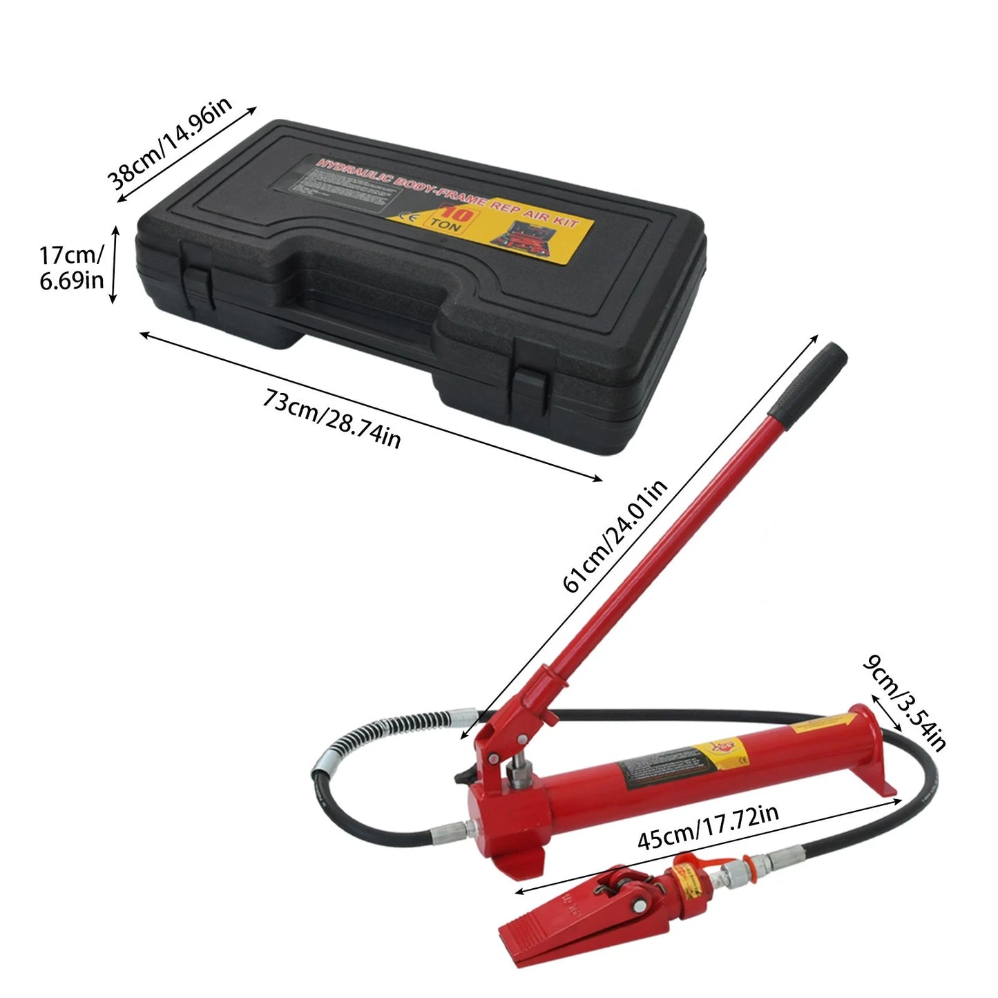 Porta Power 10T Hydraulic Ram Jack Panel Pack