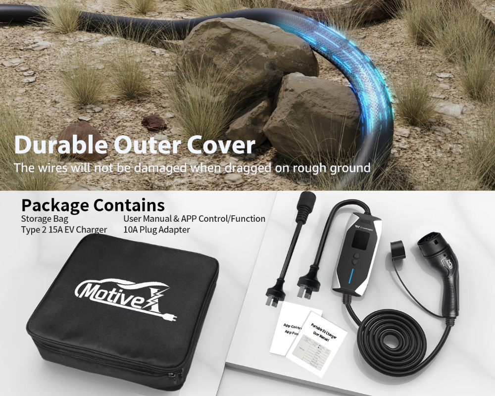 Portable EV Charger Type2 Electric Car Charger 16A