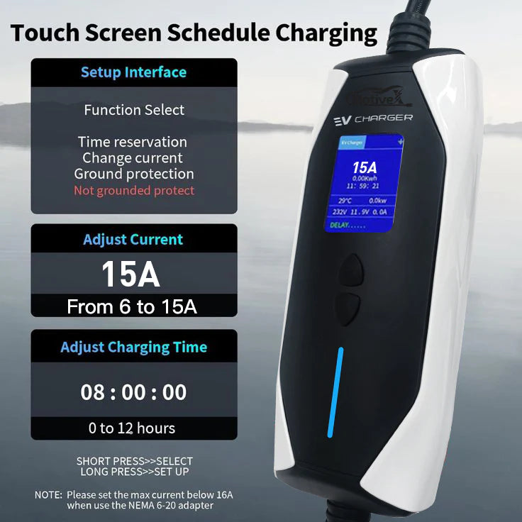 Portable EV Charger Type2 Electric Car Charger 16A