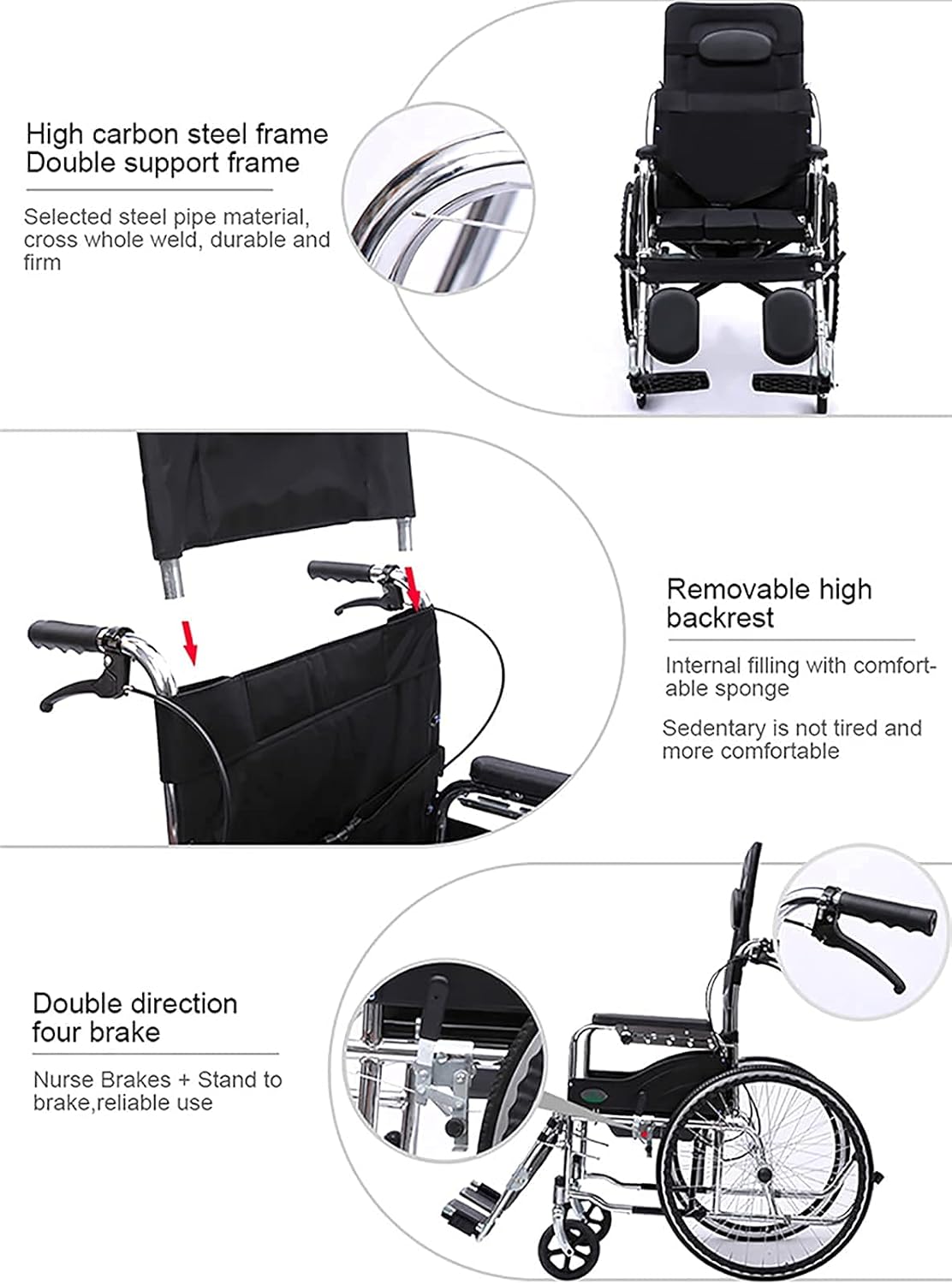 Wheelchair Folding Wheel Chair
