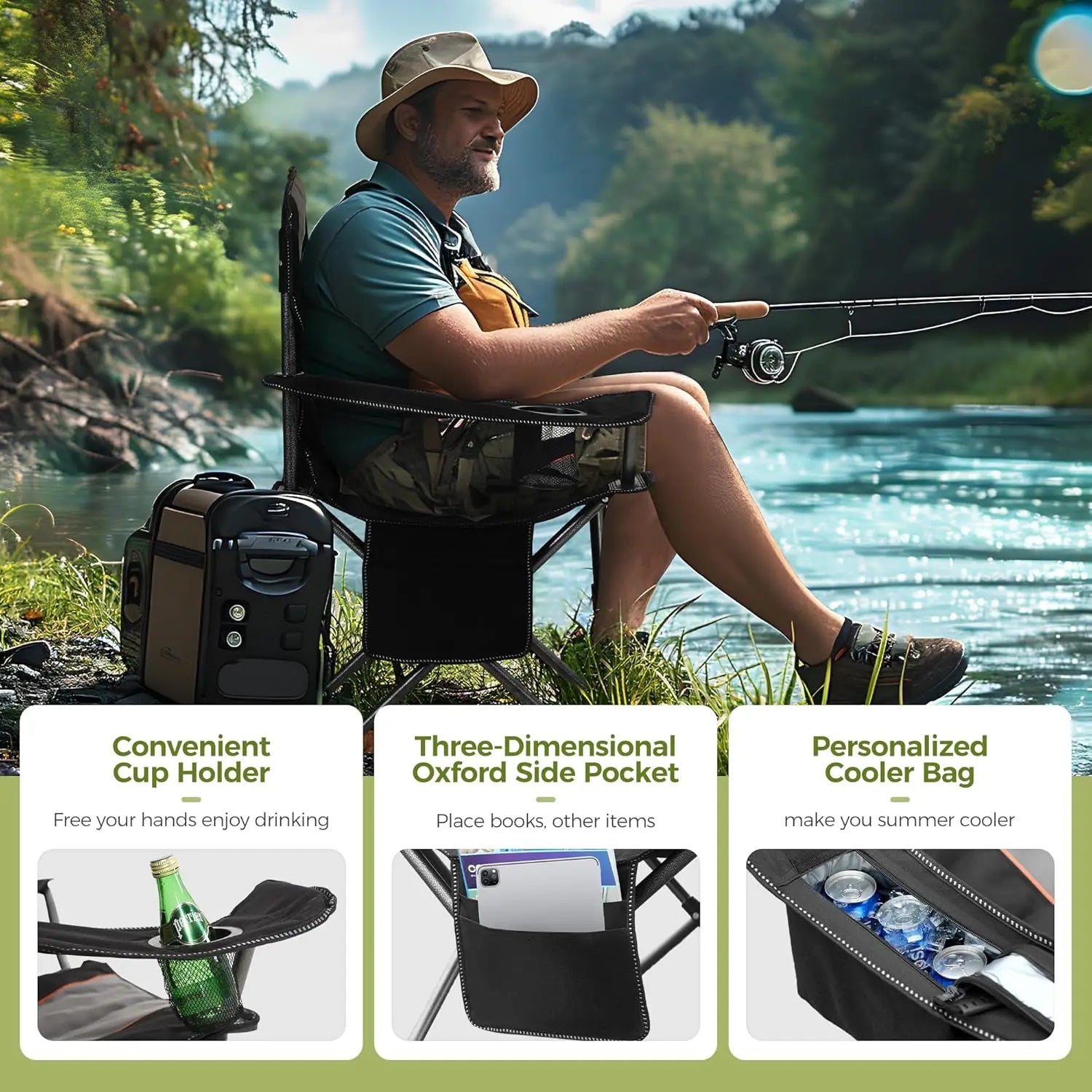 Portable Folding Camping Chair Outdoor Chair