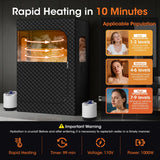 Portable Steam Sauna Personal Home Spa 2 Person Sauna