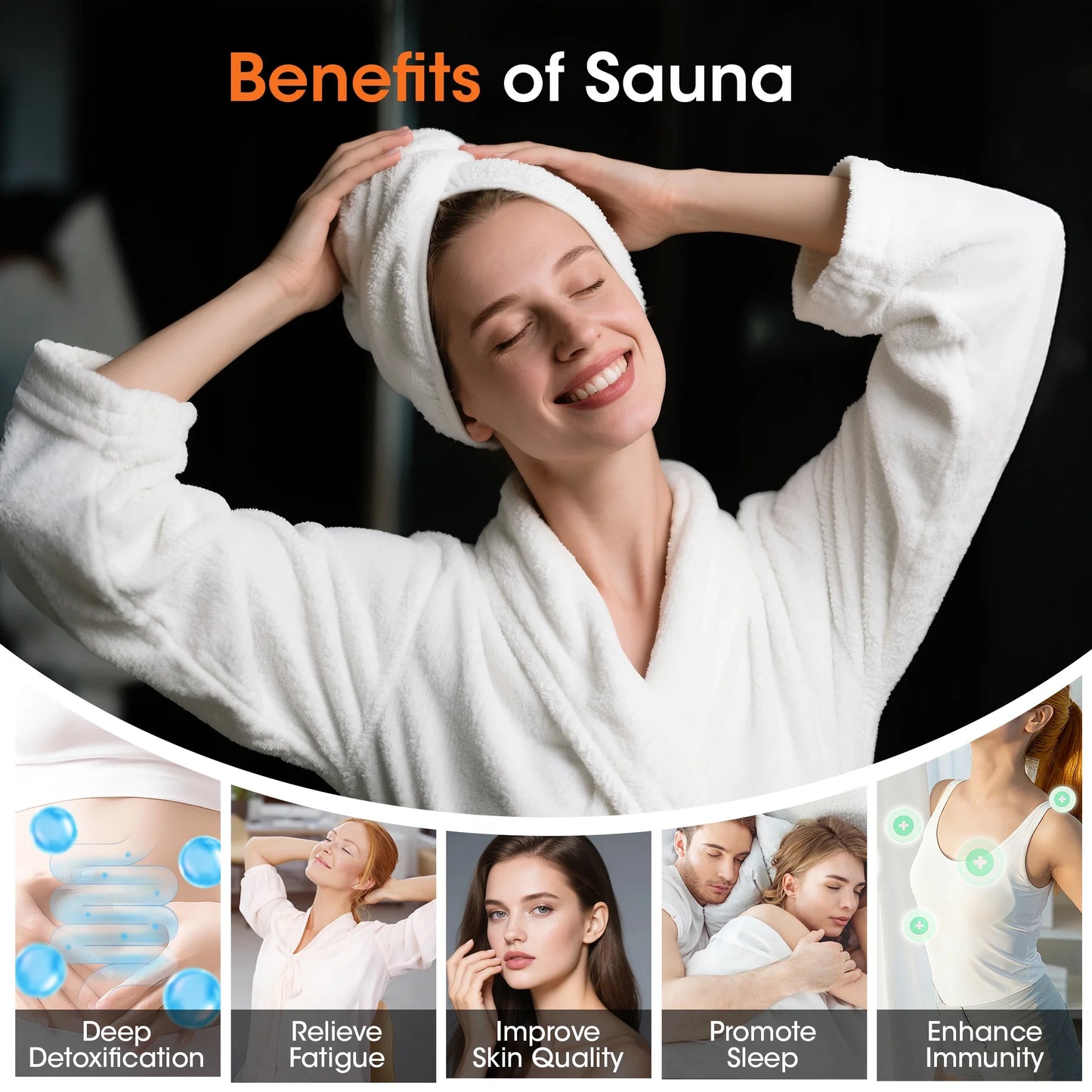 Portable Steam Sauna Personal Home Spa 2 Person Sauna