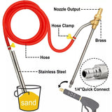 Pressure Washer Sandblasting Kit 1/4 Inch Sand Blaster