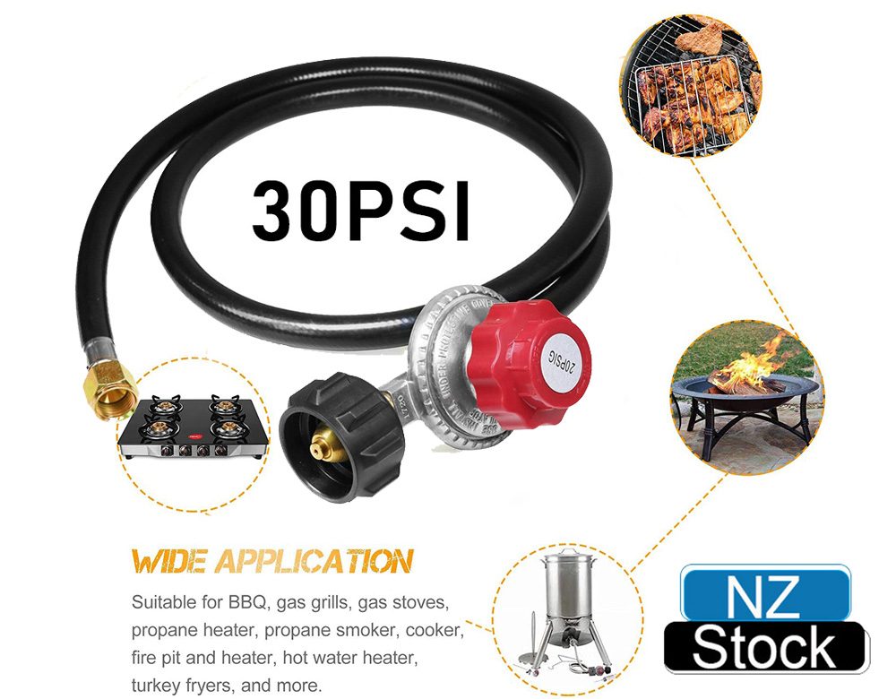 High Pressure Propane Regulator Hose Gauge