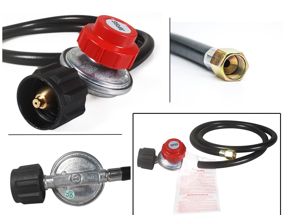 High Pressure Propane Regulator Hose Gauge
