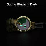 Propane Tank Hose Extension with Gauge