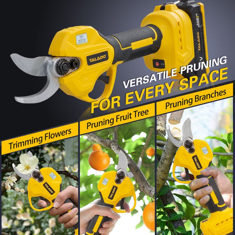 Cordless Electric Branch Scissors 25mm Pruning Shear Cutter