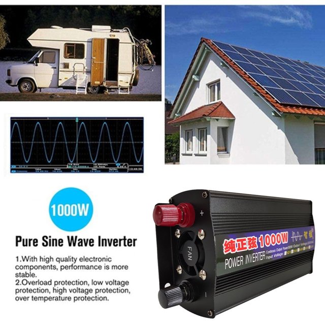 Pure Sine wave Inverter 1000W 12V