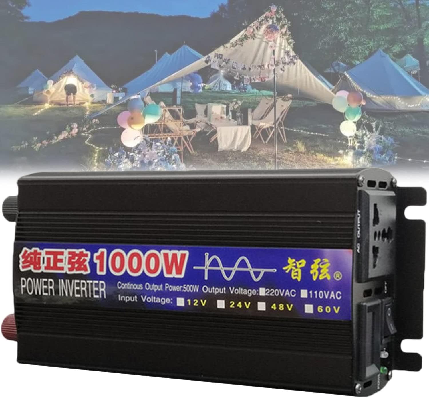 Pure Sine wave Inverter 1000W 12V