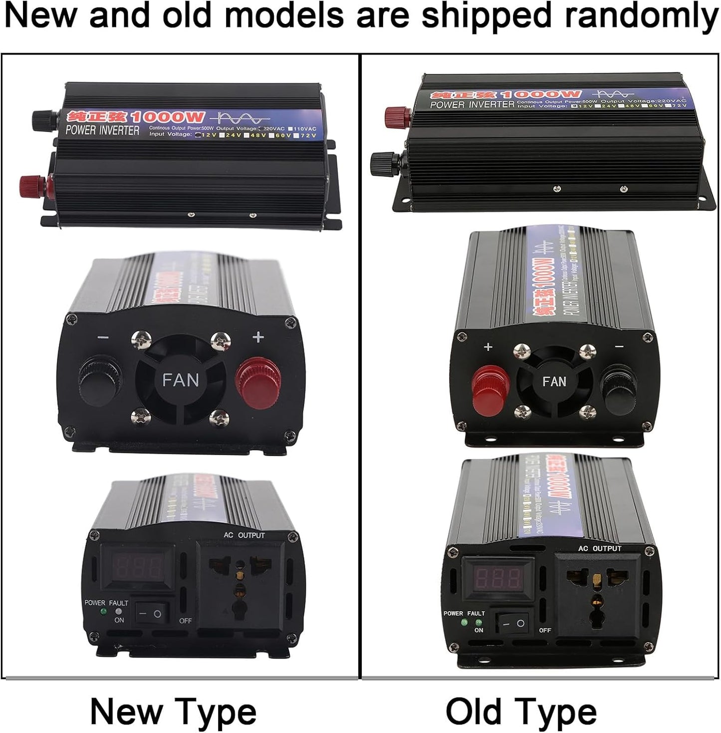 Pure Sine wave Inverter 1000W 12V