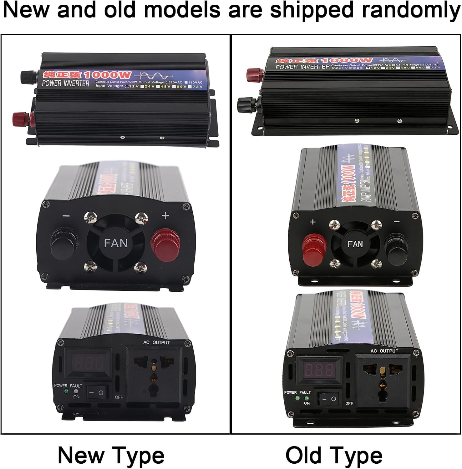 Pure Sine wave Inverter 1000W 12V