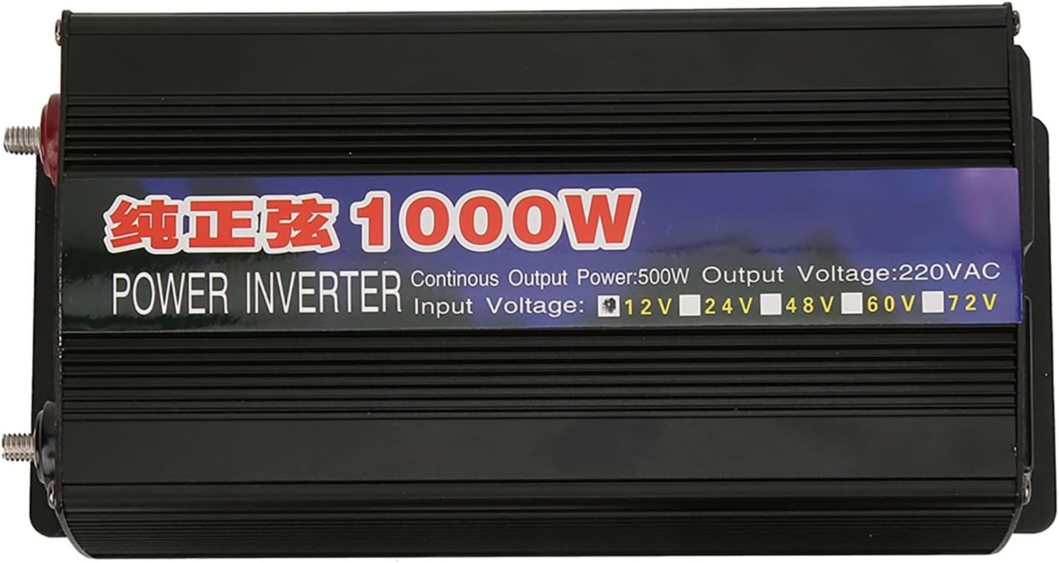 Pure Sine wave Inverter 1000W 12V