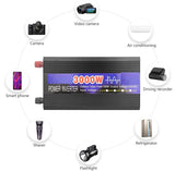 Pure Sine Wave Inverter 3000W 12V