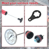 Universal Cooling System Radiator Pressure Tester Gasket Test Kit Leak Detector
