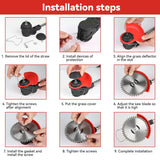 Electric Cordless Lawnmower Electric Rotary Lawn Mower, Close Edge Cutting, Rear Roller, Manual Height Adjust