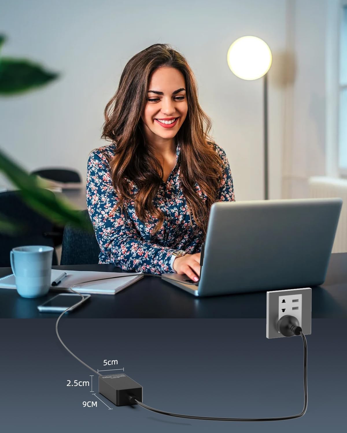 Replacement Charger for Microsoft Surface Pro X/9/8/7/6/5/4/3 65W