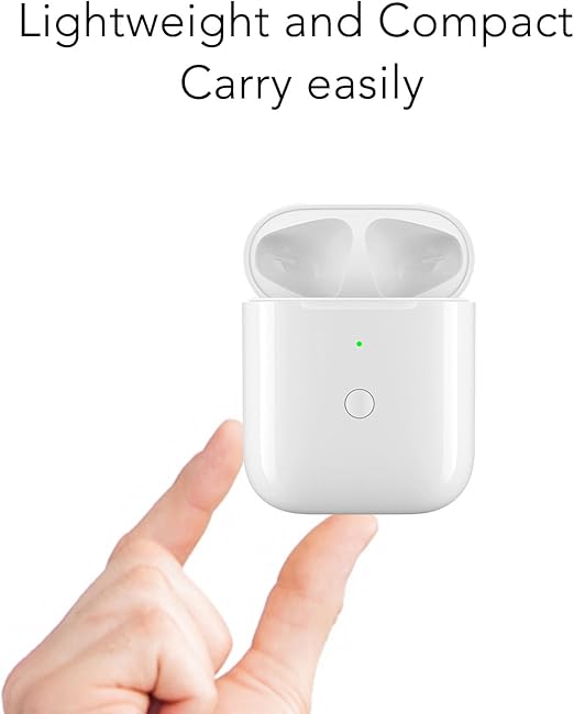 Replacement Wireless Charging Case for AirPods 1 & 2