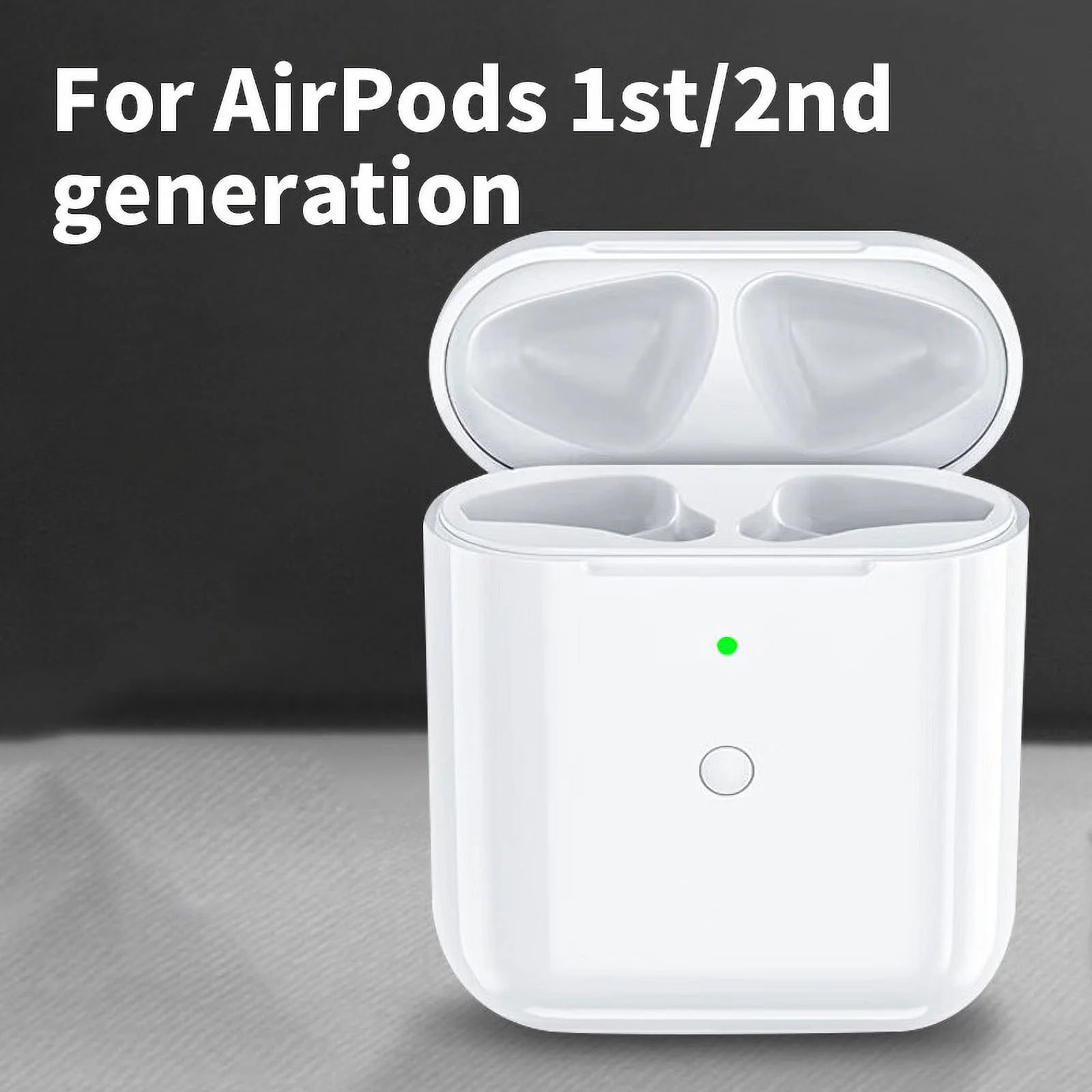Replacement Wireless Charging Case for AirPods 1 & 2