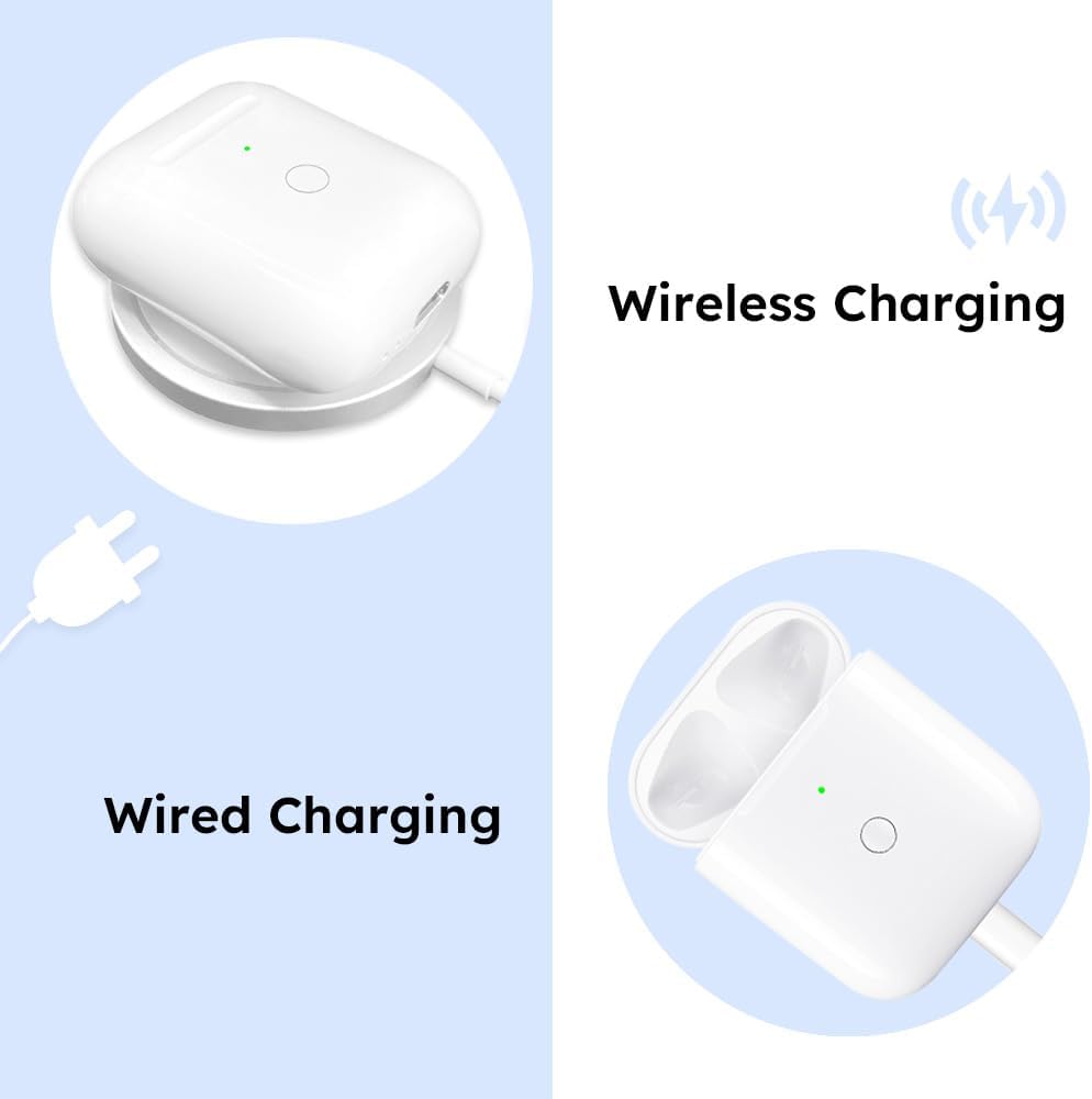 Replacement Wireless Charging Case for AirPods 1 & 2